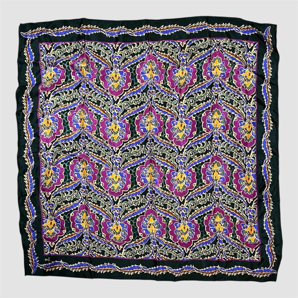 Vintage signed HONEY Scarf 100% Silk